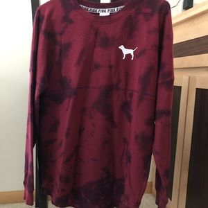 Pink maroon sweatshirt